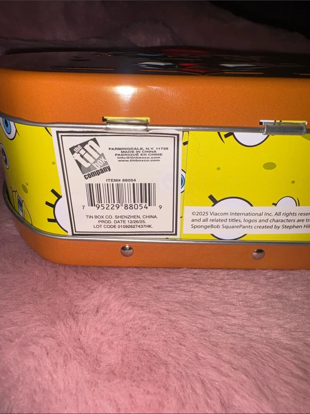 Yellow Sponge Character Kids Carry Case - Brand